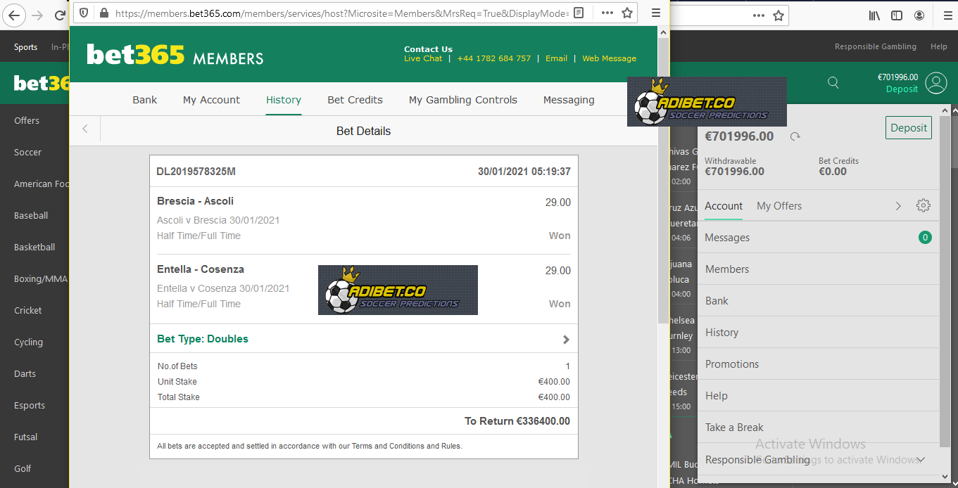 Adibet Fixed Matches