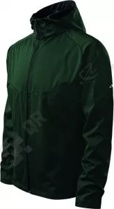 Pánská softshellová bunda Cool - zeleno-černá