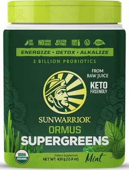 Sunwarrior Ormus Super Greens Bio Mint 450 g