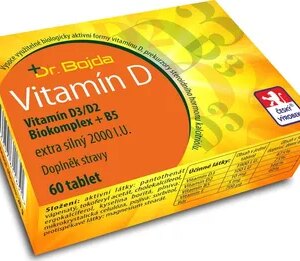 Dr. Bojda Vitamín D3/D2 Biokomplex + B5 60 tbl.