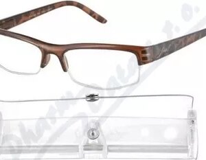 Brýle čtecí American Way v etui +2.50 hnědé