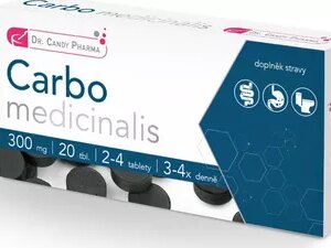 Dr.Candy Pharma Carbo medicinalis 300 mg 20 tbl.