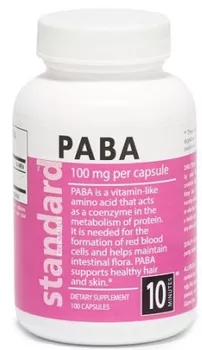 Natural PABA 100 mg 100 cps.