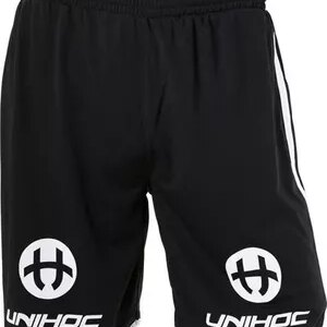 Unihoc Dominate Black-White trenýrky Junior 140