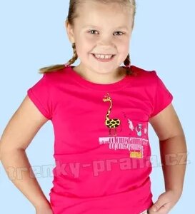 Dívčí tričko Gina Disco - bordó