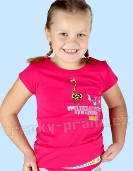 Dívčí tričko Gina Disco - bordó