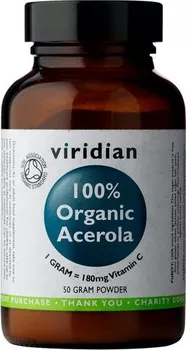 Viridian Organic Acerola 50 g