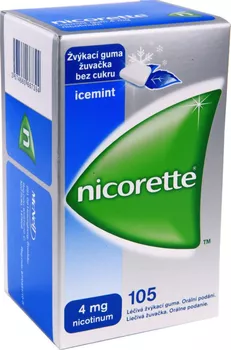 Nicorette Icemint Gum 4 mg 105 x 4 mg