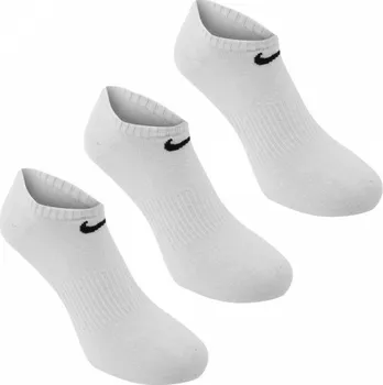 Nike No Show Socks 3 Pack Mens White