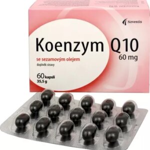 Noventis Koenzym Q10 60 mg se sezamovým olejem 60 cps.
