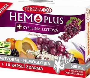 Terezia Company Hemo Plus + kyselina listová 60 cps.