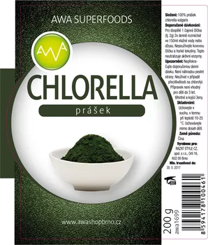 AWA superfoods Chlorella prášek 200 g