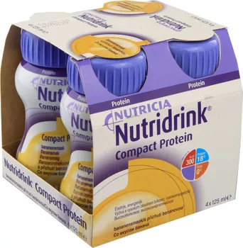 Nutridrink Compact Protein Banán 4 x 125 ml