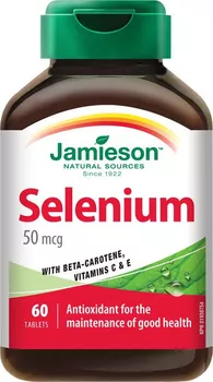 Jamieson Selenium 50 mcg + betakaroten + vitamíny C a E tbl. 60