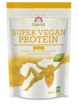 Iswari Super Vegan 58 % protein Bio 250 g banán