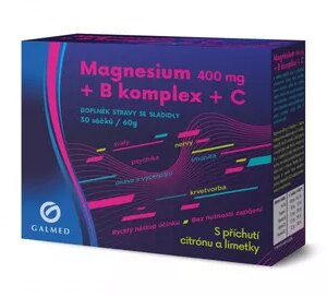 Galmed Magnesium 400 mg + B komplex + C 60 g