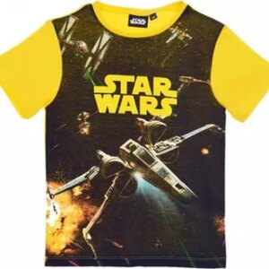 Sun City Dětské tričko Star Wars X-Wing žluté 104