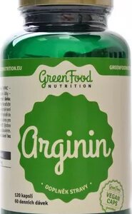 Green Food nutrition Arginin 120 cps.