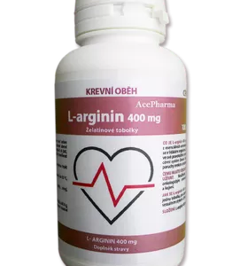AcePharma L-arginin 400 mg 100 cps.