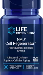Life Extension NAD+ Cell Regenerator Nicotinamide riboside 100 mg 30 cps.