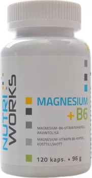 NutriWorks Magnesium + B6 120 cps.
