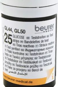 Beurer Testovací proužky na glukometr GL44/GL50 2 x 25 ks