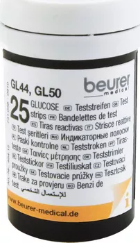 Beurer Testovací proužky na glukometr GL44/GL50 2 x 25 ks