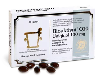 Pharma Nord Bioaktivní Q10 Uniquinol 100 mg 30 cps.