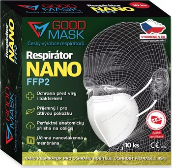 Good Mask GM2 Nano FFP2 bílý