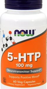 Now Foods 5-HTP 100 mg 60 cps.