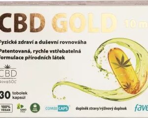 Favea CBD Gold 10 mg 30 tob.