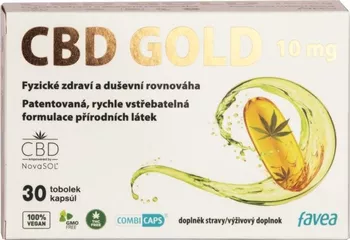Favea CBD Gold 10 mg 30 tob.
