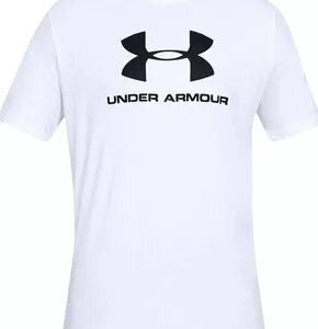 Under Armour Sportstyle Logo SS 1329590-100 bílé