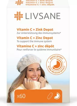 Livsane Vitamín C + Zinek 60 tbl.