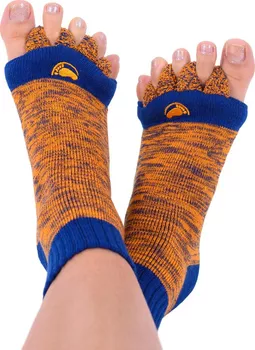Happy Feet Adjustační ponožky oranžová/modrá