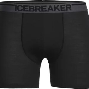 Icebreaker Mens Anatomica Boxers černé S