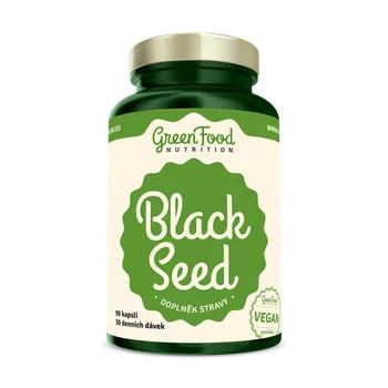 GreenFood Nutrition Black Seed černý kmín 90 cps.
