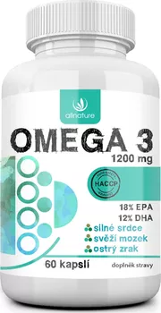 Allnature Omega 3 1200 mg 60 cps.