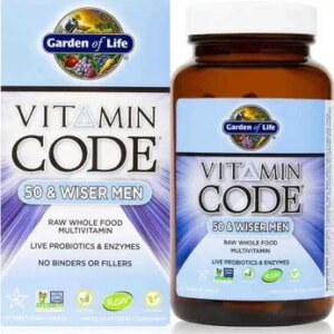 Garden of Life Vitamin Code Raw pro muže 50+ 120 cps.