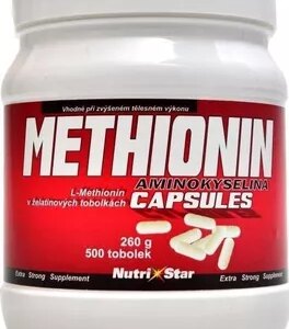 Nutristar Methionin 400 mg 500 kapslí