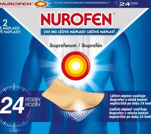 Reckitt Benckiser Nurofen Náplasti 200 mg 10 cm x 14 cm 2 ks