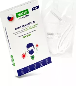 Nano Med Clean Nano respirátor FFP2 bílý