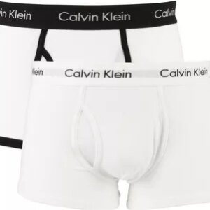 Calvin Klein Klein 2 Pack Boxers Mens White/White