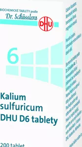 Dr. Peithner No. 6 Kalium sulfuricum DHU D6 - 200 tbl.