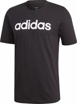 Adidas Essentials Linear Logo Tee Black/White XL