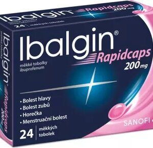 Ibalgin Rapidcaps 200 mg 24 tob.