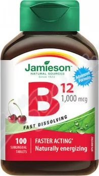 Jamieson vitamín B12 třešeň 100 tbl.