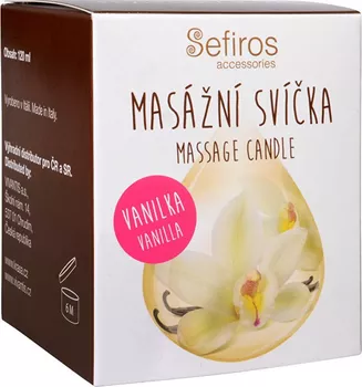 Sefiros Vanilka masážní svíčka 120 ml