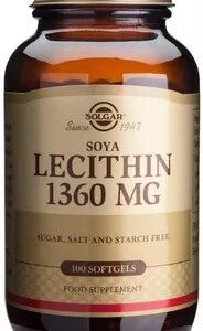 Solgar Lecitin 1360 mg 100 cps.
