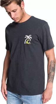 Quiksilver Lonely Palm Ss Charcoal Heather M